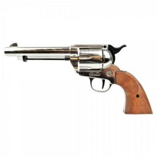 Bruni Peacemaker.45 Type Blank Fire Nikel - Chrome Version 6 Colpi a Salve by Bruni